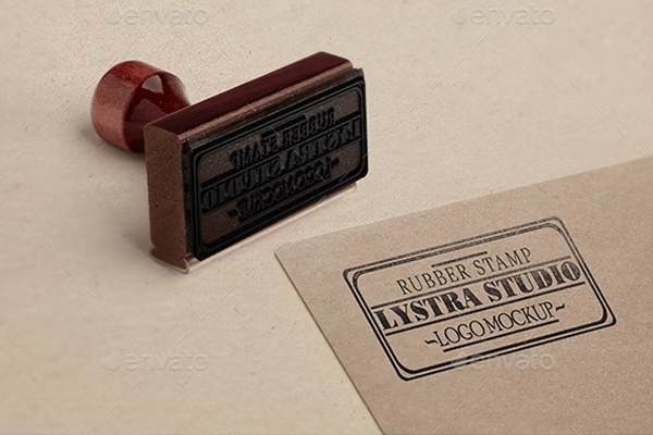 Rubber Stamp Mockups | 23+ Free PSD Mockup Templates | Templateupdates